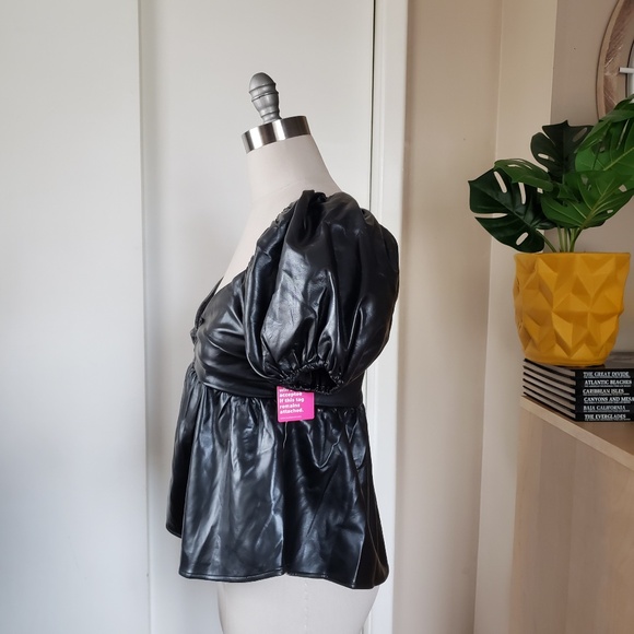 Babydoll Peplum Top Size Medium NEW! - Picture 6 of 13